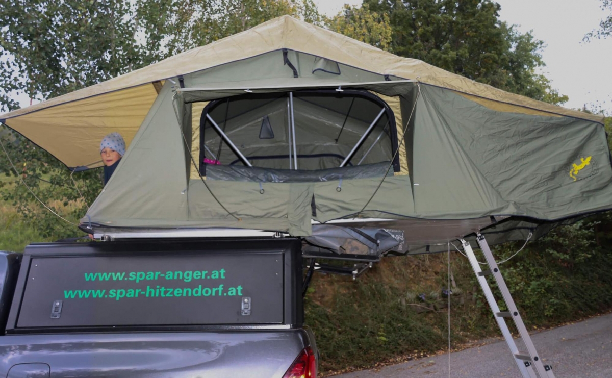 Dachzelt zur Vermietung