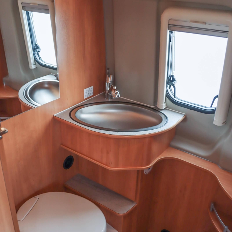 Badezimmer im Wohnmobil